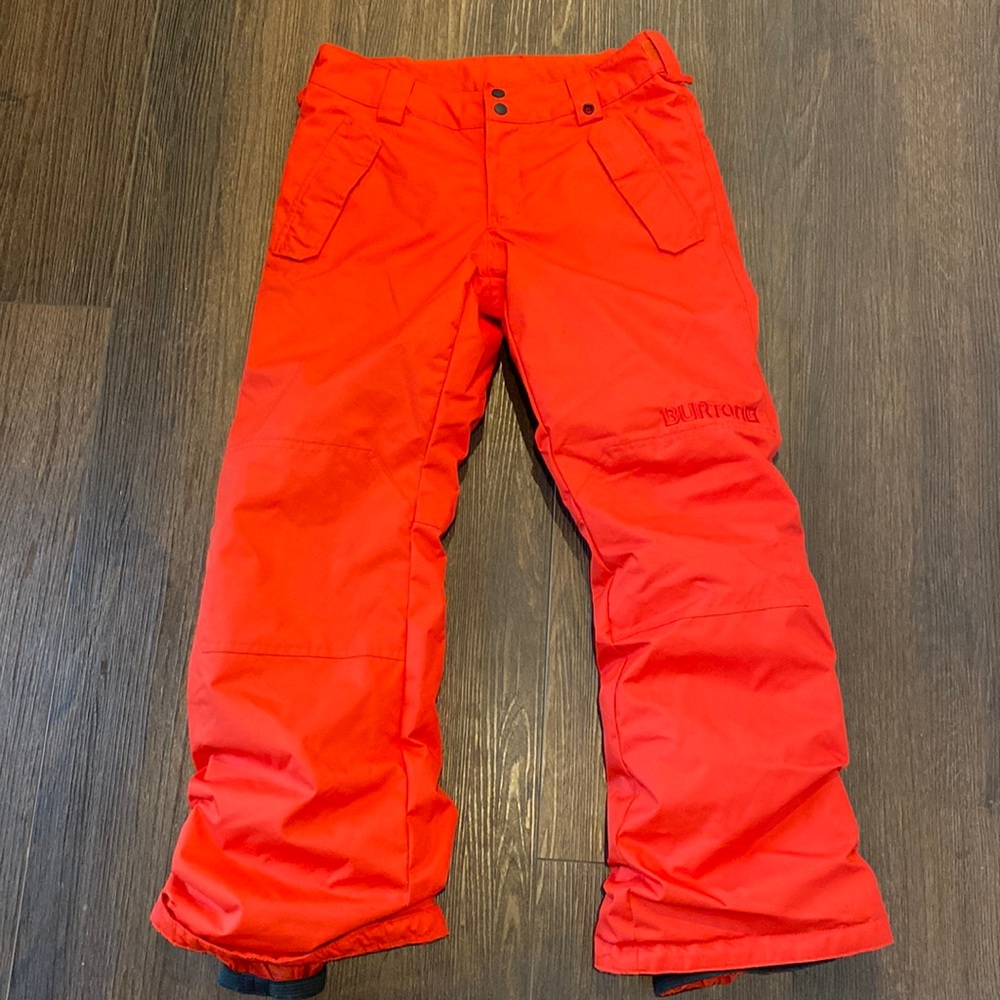 Burton DryRide Red snow pants ski pants. Size Large 14/16 Room to Grow